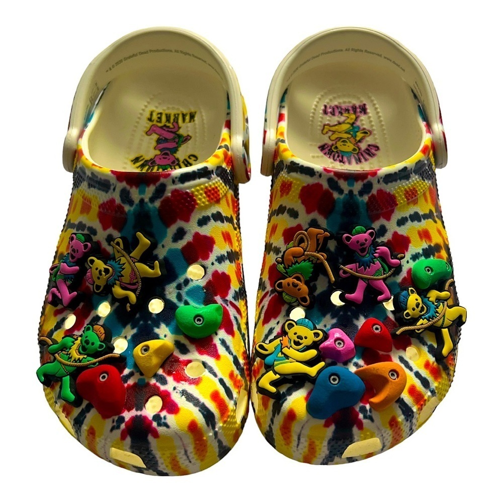 Rare Grateful Dead Chinatown Market Tie Dye Croc M 6 / W 8